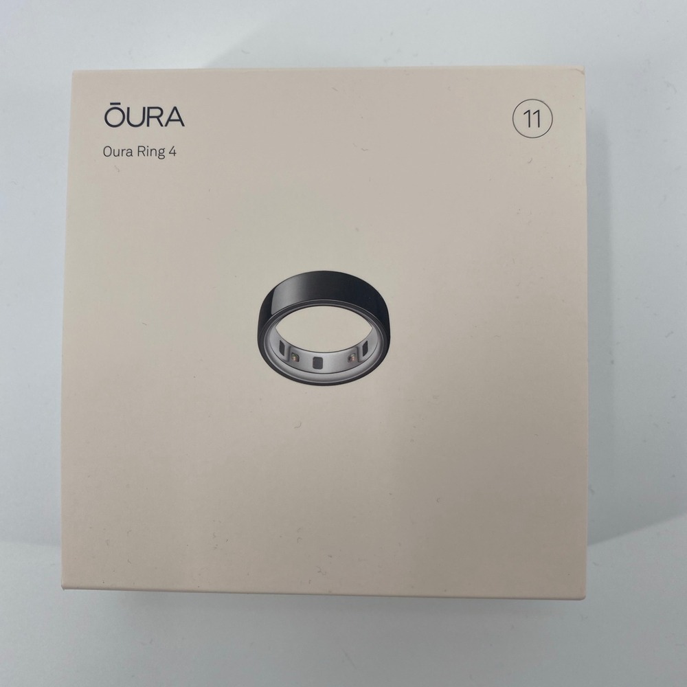 NEWOura Ring 4 Smart Health Tracker Size 11 Black Generation 4 Titanium